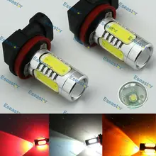 2 шт./лот 11 Вт Светодиодный прожектор высокой мощности, H8 светодиодный светильник, H8 светодиодный автомобильный лампочка, H8 светодиодный автомобиль; свет 12 В