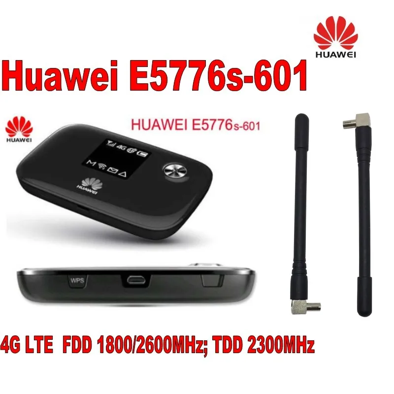 Разблокированный huawei E5776s-601 4G FDD/TDD беспроводной MiFi маршрутизатор Wi-Fi точка доступа+ 2 шт 4 г Антенна