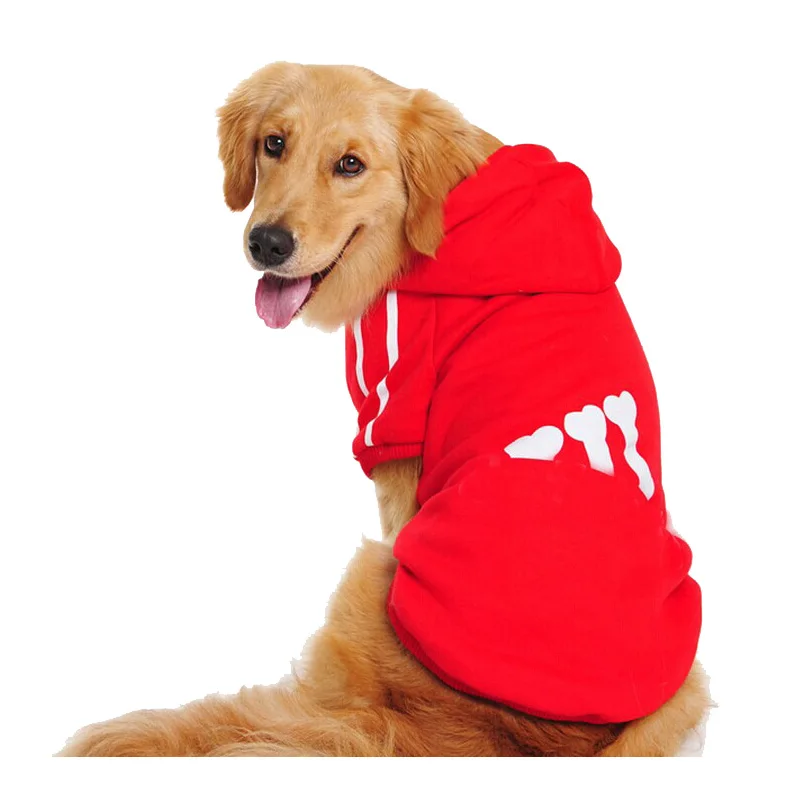 Одежда для больших собак золотистый ретривер, Собака зимние пальто для собаки щенок толстовка одежда теплая мягкая для собак спортивная одежда 3XL-9XL