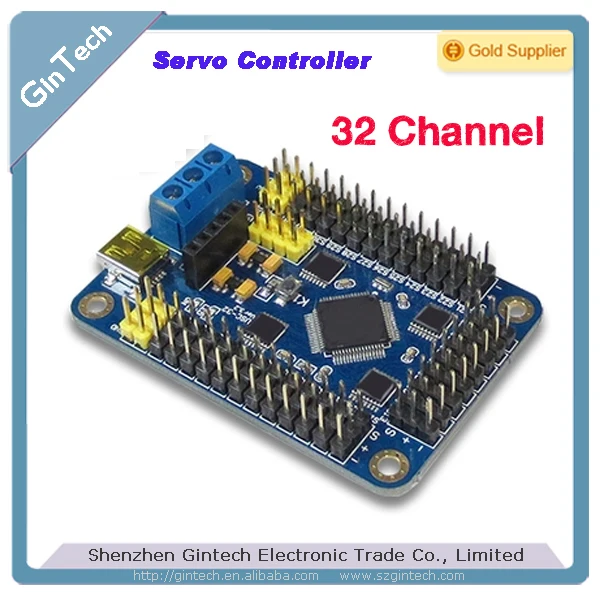 USB 32 way 32 channel Servo Motor Controller steering engine control board for R