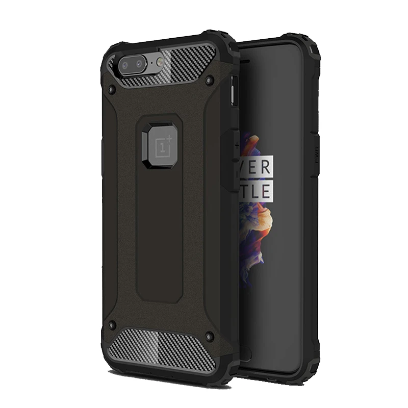 Buy Heavy Duty Armor Phone Case For Oneplus 5 5T Dual Layer TPU Silicone Hybrid