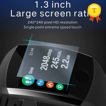 

large Colorful Touch Screen Fitness tracker Smart Bracelet Blood Pressure Heart Rate Monitor Smart Band Wristband pedometer