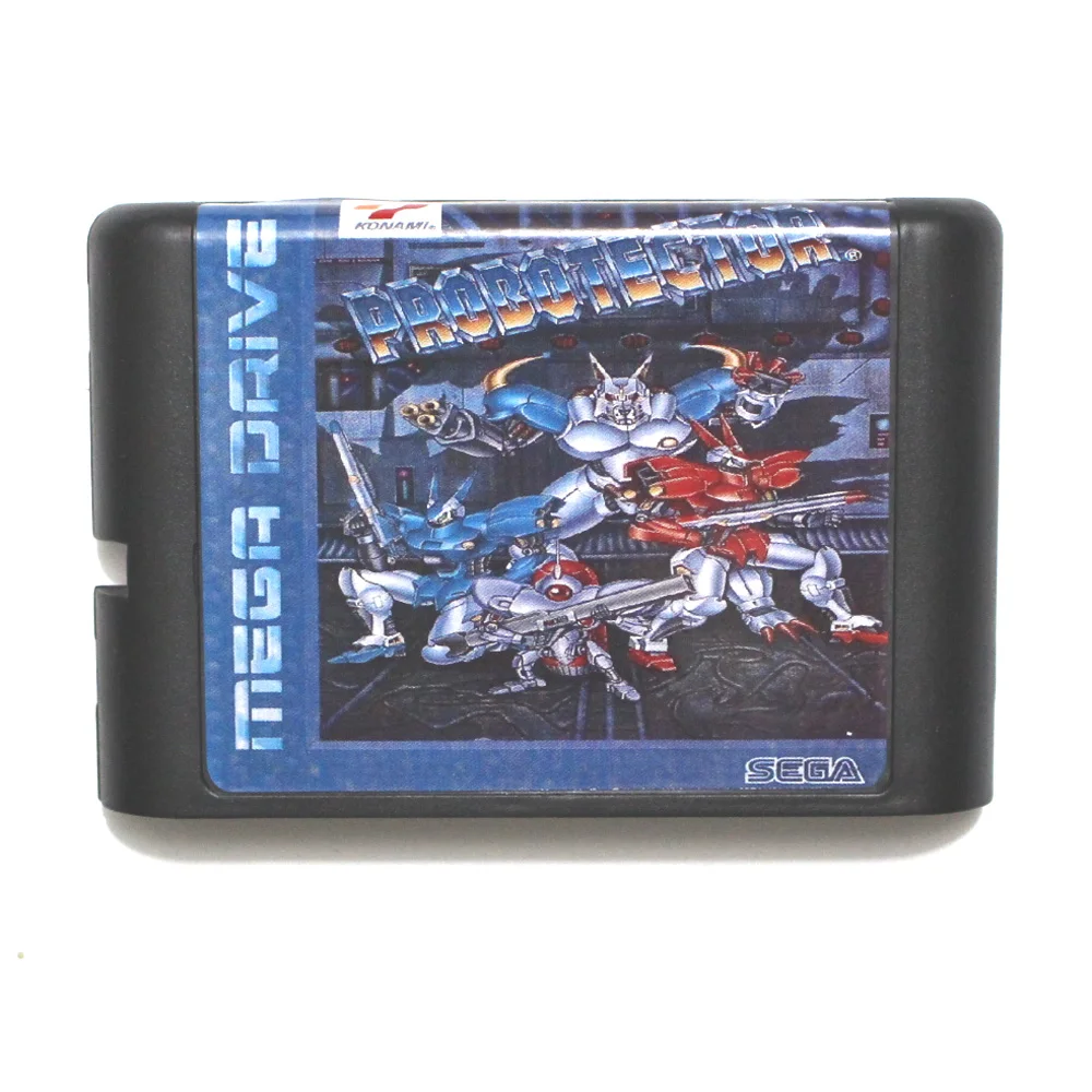 Игровой картридж Probotector новейшая 16 битная игровая карта для Sega Mega Drive / Genesis System|16 bit