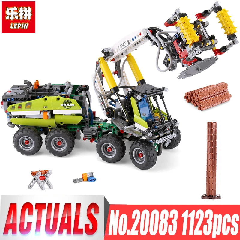 

Lepin 20083 Technic Toys Legoinglys 42080 Forest Harvester Set Buidling Blocks Bricks Funny Car Model Kids Toys Christmas Gifts