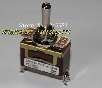 

[SA]M12 Single trigger large tripod double reset button switch 704-2B Taiwan Deli Wei Toggle Switches--20pcs/lot