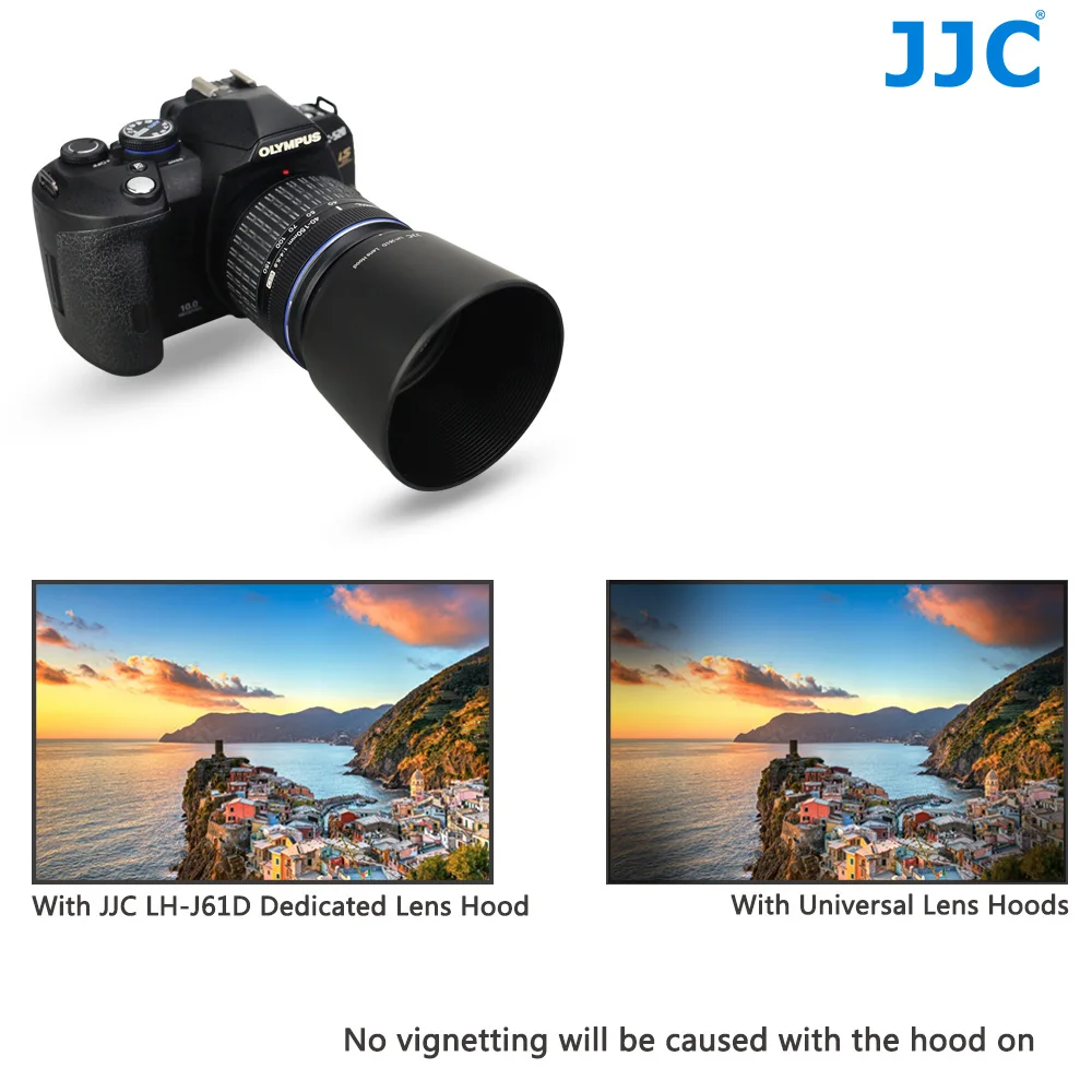 JJC байонетная бленда объектива 58 мм протектор для OLYMPUS M. ZUIKO DIGITAL ED 40-150 мм 1:4. 0-5,6 R/1:4. 0-5,6/заменяет LH-61D камеры