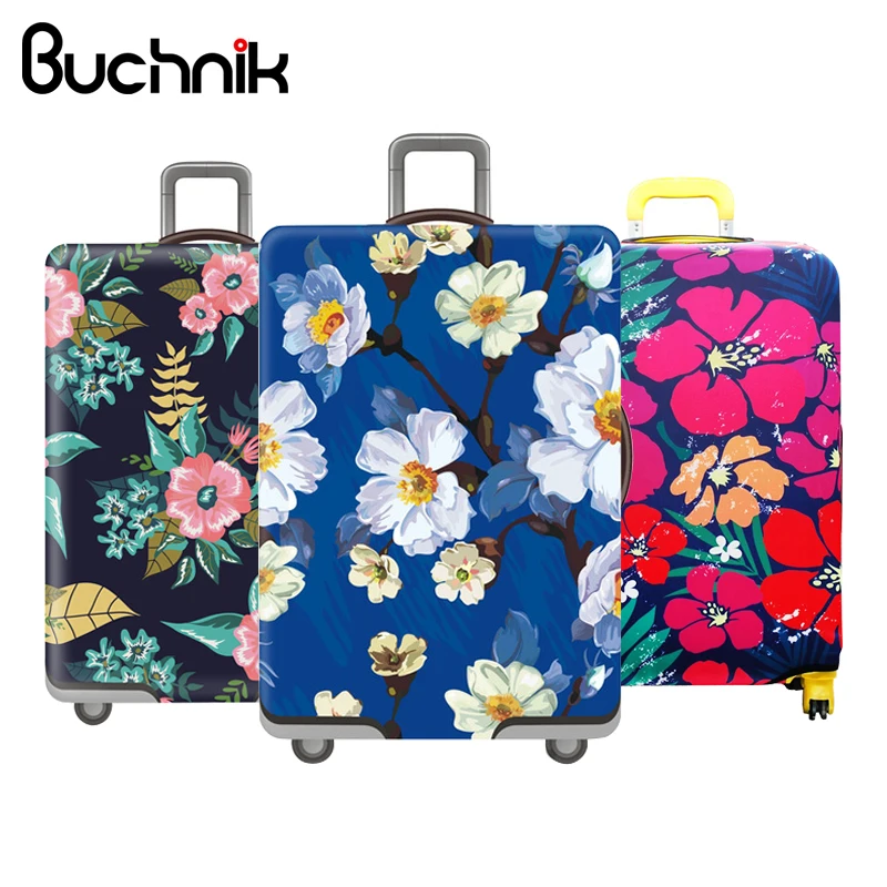 Plum Flower Travel Luggage Cover Chinese Style Women's Trolley Suitcase Cover Travel Essential