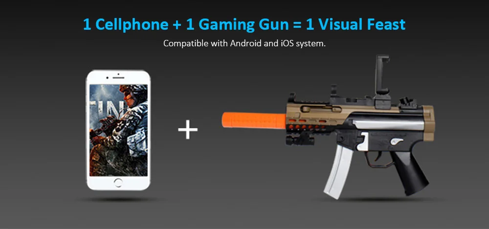 AR Intelligent Phone Game Gun Gamepad Educational Toy 3D Experience