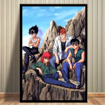 

Yu Yu Hakusho Anime Poster Canvas Print Home Decor Wall Art No Frame