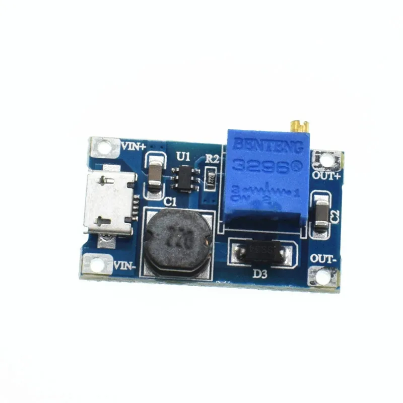 Регулируемый Модуль Boost 2A Повышающий с MICRO USB 2 в 24 В до 5 9 12 28 в|up 5v|5v 2a modulemodule 5v |