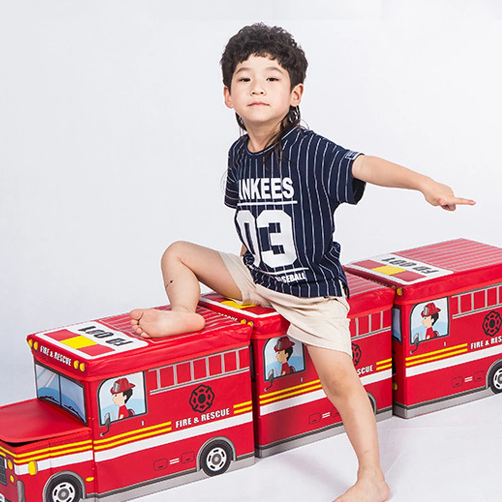 Enjoybay 2 in 1 Bus Shape Storage Box Mutifunctional Storage Chair for Baby Toys Clothes Kids Cartoon Car Toy Storage Basket Enjoybay 2 in 1 Bus Shape Storage Box Mutifunctional Storage Chair for Baby Toys Clothes Kids Cartoon Car Toy Storage Basket