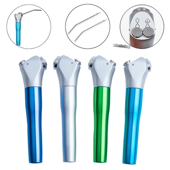 

1 Set Dental Air Water Spray Triple 3 Way Syringe Handpiece + 2 Nozzles Tips Tubes For Dental Lab Blue/green Available