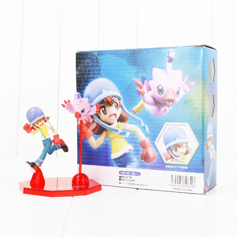 13 5 см Digimons Piyomon Takenouchi Sora мультяшная фигурка модель игрушки ПВХ спидизион