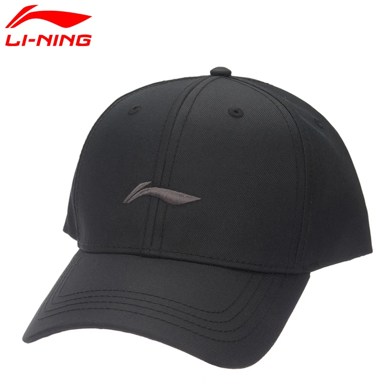 Li Ning Unisex Workout Running Caps Polyester Solid Baseball Cap