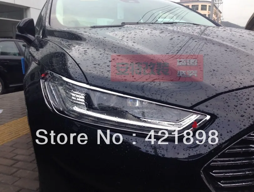 

For Ford Mondeo Fusion 2013 2014 2015 ABS Chrome head light lamp cover trim