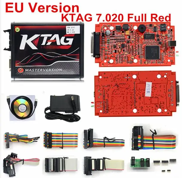 Онлайн Ktag V7.020 Kess V2 V5.017 V2.23 инструмент для программирования без жетона ECU FGTECH V54 BDM Рамка ECU чип тюнинг DHL бесплатно - Цвет: KTAG 7.020 EU