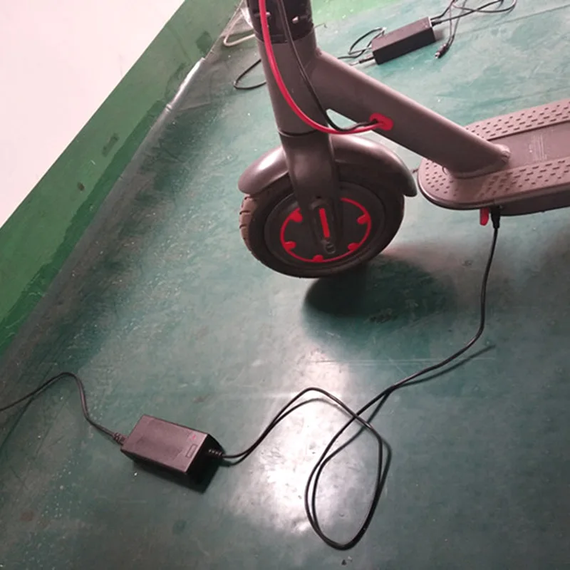 Электрический Скутер зарядное устройство адаптер 42 в 2A для Xiaomi M365 Kickscooter Прямая