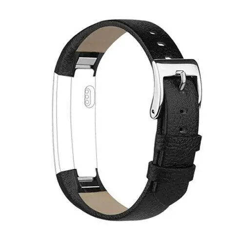 BEESCLOVER Для Fitbit Alta/Alta HR часы из натуральной кожи сменный ремешок r20 - Цвет: black