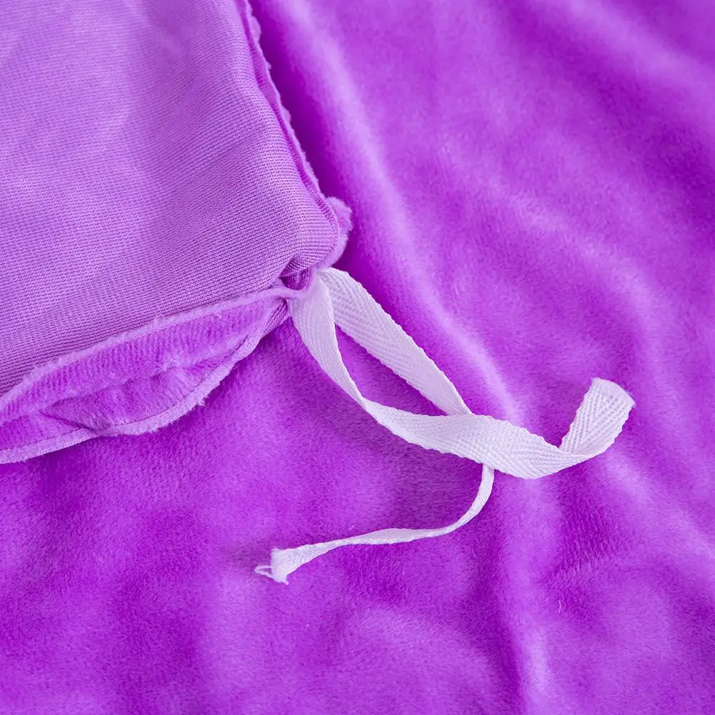 Бархатное лоскутное одеяло с кристаллами, мягкое дышащее теплое одеяло, легко моется с длительным сроком службы для гравитационного одеяла
