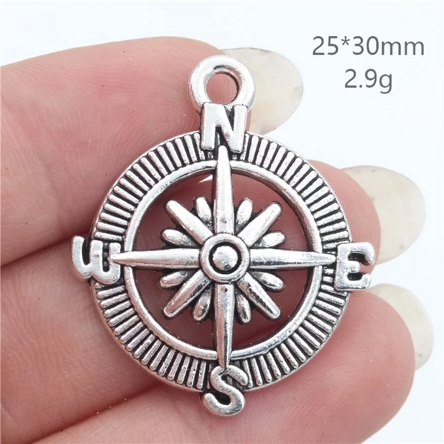 Compass charms bulk clearance
