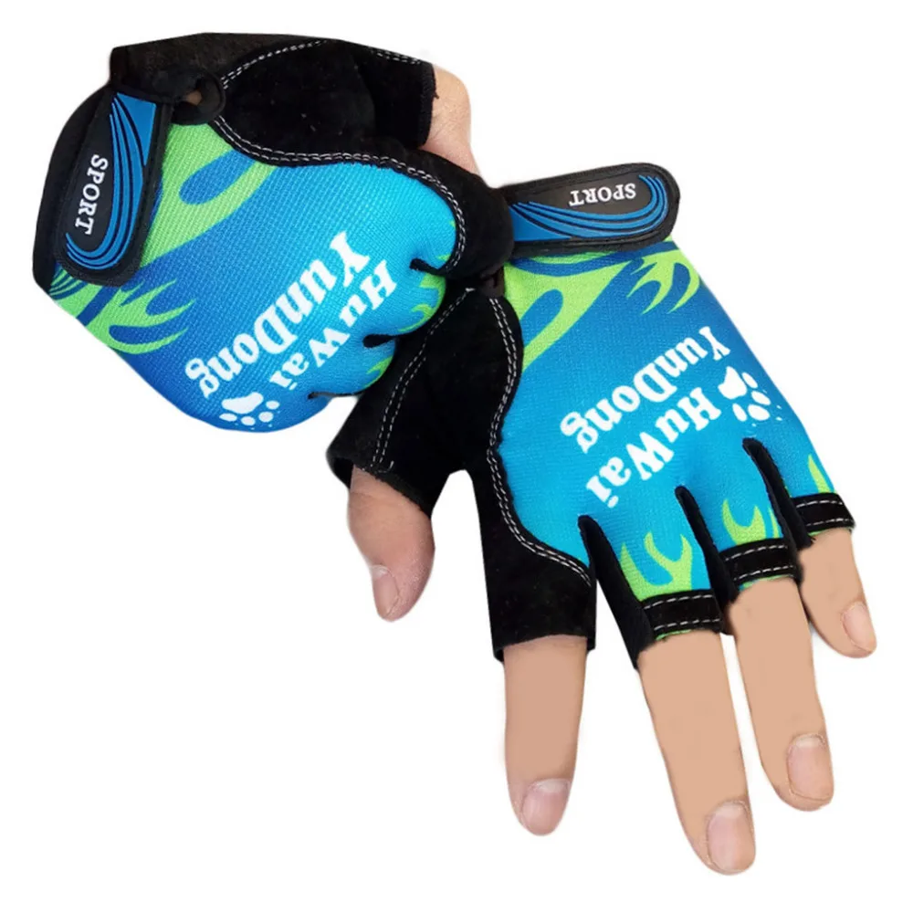 2019 Men and women sunscreen non-slip half finger gloves summer outdoor sports riding waterproof quick-drying gloves 40M21 (5)