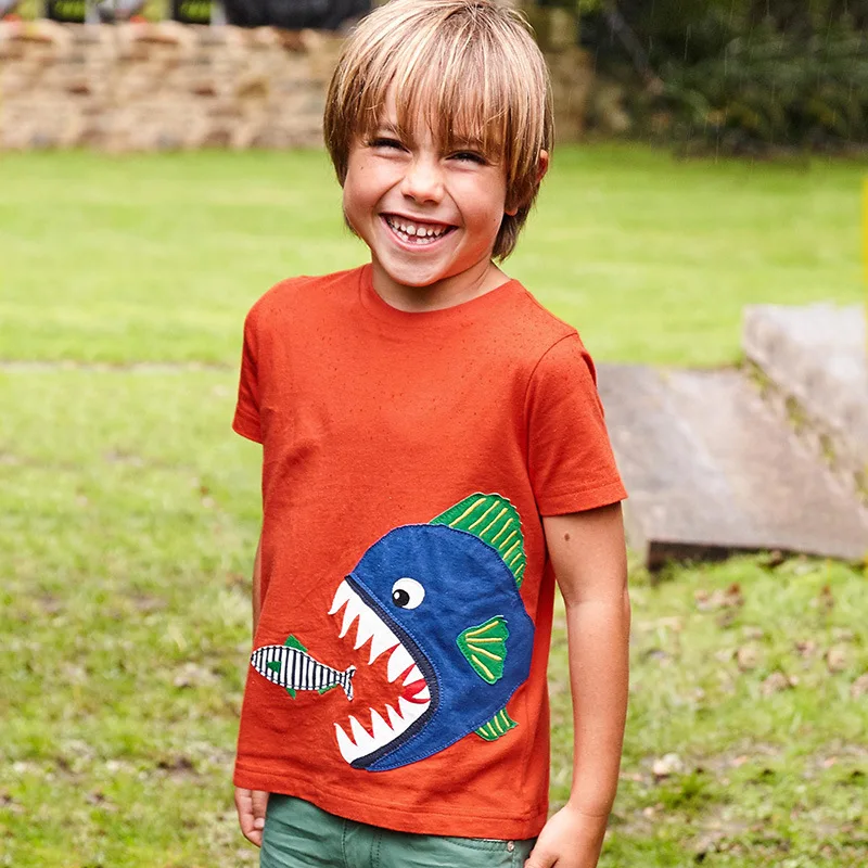 

1Pc retail! kids T-shirt baby boys T-shirt Kids Cotton children clothing baby clothes top for 2-8Years