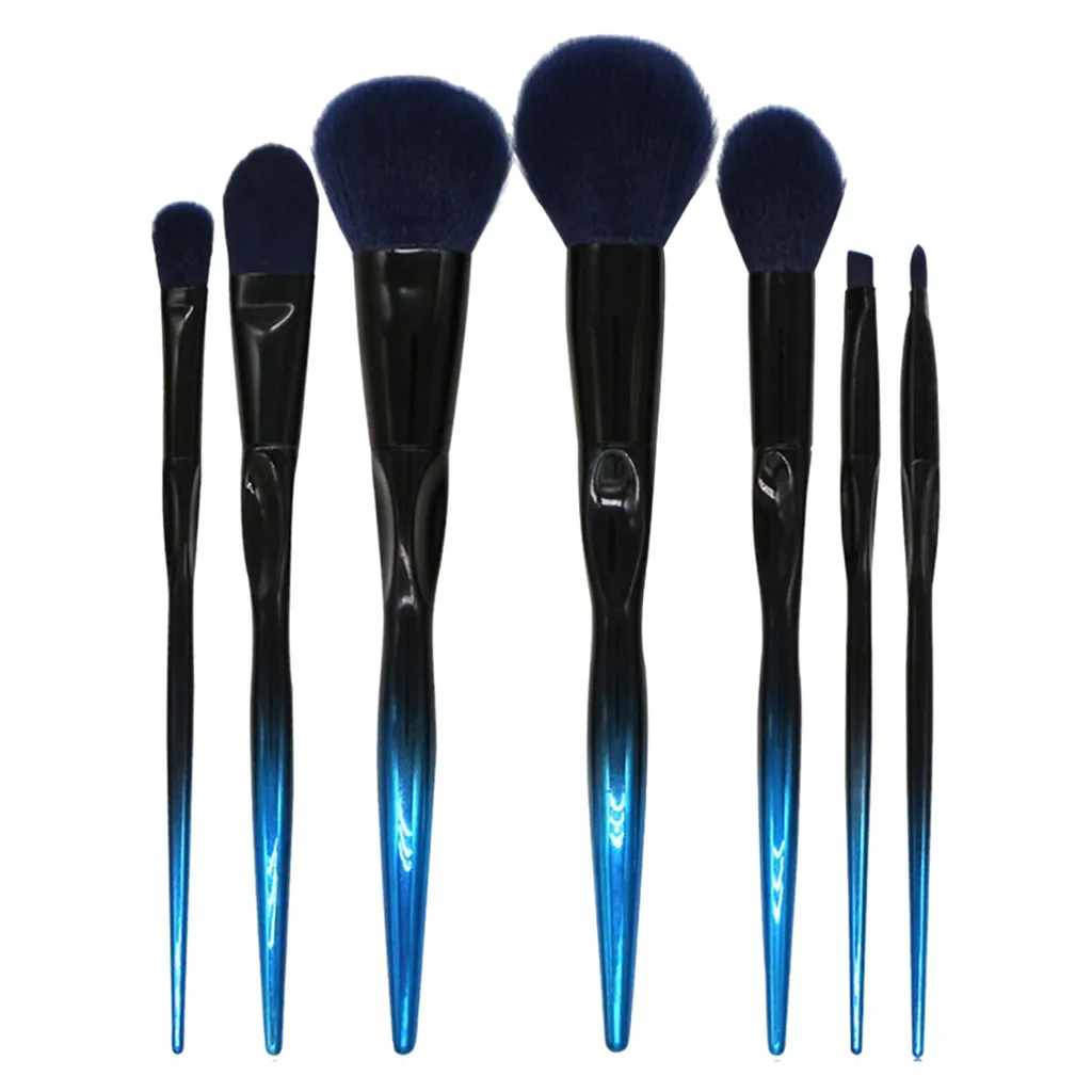 

7 Pcs Ladies Blush Eye Shadow Foundation Brush Beauty Makeup Brush Set кисти для макияжа L510