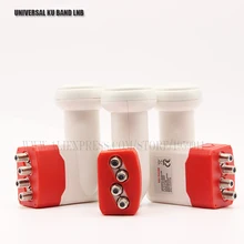 Hight Quality Universal Quad LNB Extreme High Gain Noise Figure 0.1dB Ku Band LNB For Satellite TV Receiver