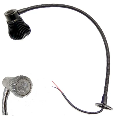 

12V/24V/110V220V 3W Led Gooseneck Reading Lights for Beds