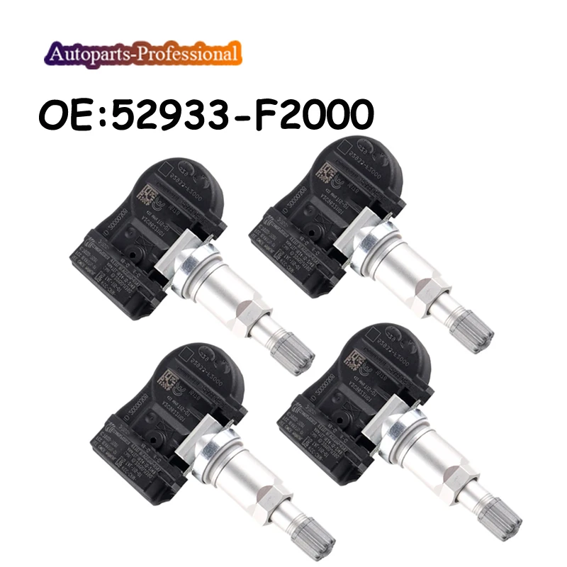 

4 PCS For 2015-2022 Hyundai ELANTRA I30 I30 FASTBACK KIA OPTIMA NIRO TPMS Tire pressure Sensor 52933-F2000 52933F2000 433MHZ Car