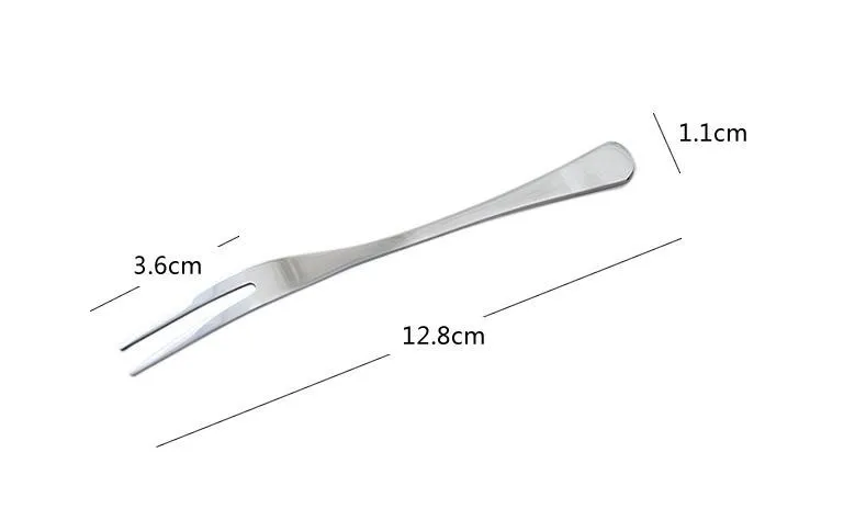 Товары для дома нержавеющая сталь фрукты вилка Посуда в западном стиле маленькая вилка 20 шт./лот