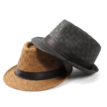 Для женщин Для мужчин летнего отдыха и путешествий, соломенные пляжные фетровая шляпа для джентльмена Элегантная Леди Приморский мужская фетровая шляпа от солнца, шляпа, Панама для защиты от солнца