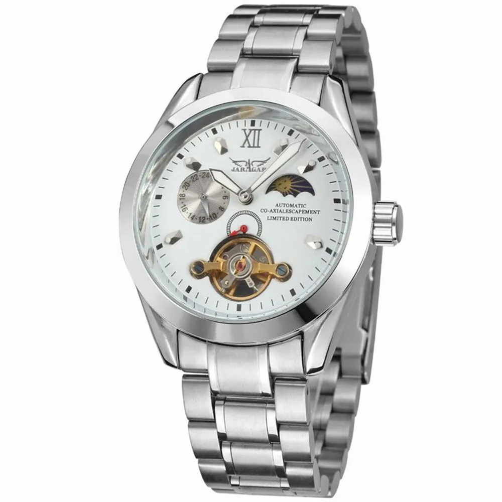 Mens Watches Top Brand Luxury JARGAR Japanese Automatic Mechanical Watch Date Week 24hours Dsiplay Dial Male
