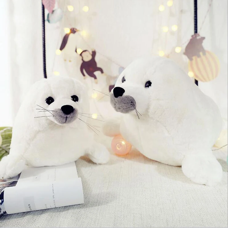 

New Lovely Seals Plush Toy Stuffed Animal Doll Short Plush Doll Creative Birthday Gift For Children