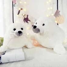 New Lovely Seals Plush Toy Stuffed Animal Doll Short Plush Doll Creative Birthday Gift For Children 23cm 1piece big nici giraffe toy plush lovely stuffed animal deer doll big birthday gift for boys