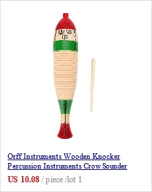 Orff инструменты деревянный молоток ударные инструменты ворона эхолот игрушки для детей Музыкальные инструменты обучающая игрушка