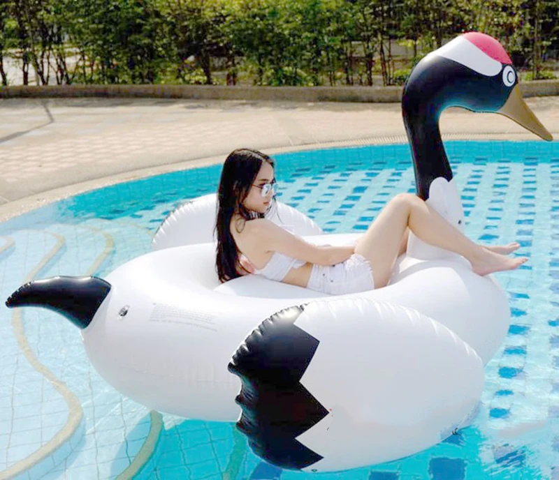 190 см надувной фламинго гигантский бассейн поплавок бассейн игрушки Floatie плавать кольцо езда на бассейн Фламинго плавает буй для плавания Boia Piscina Вечерние