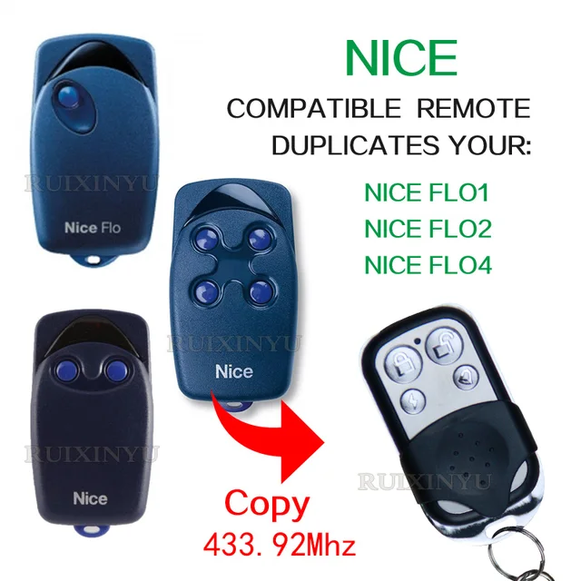 Garage Door Remote >> Nice Flo Flo2 Flo4 Universal Remote Control Garage Door Remote Garage Door Remote >> Nice Flo Flo2 Flo4 Universal Remote Control Garage Door Remote