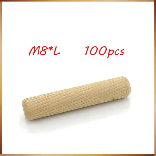 Деревянный дюбель 100 шт. в партии диаметром 8 мм|wooden dowels|pin doweldowel wood |