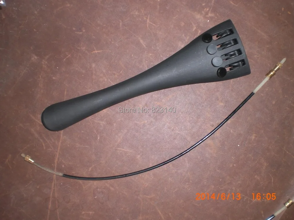 

5 PCs Cello Aluminum Alloy Tail piece 3/4 with tail guts