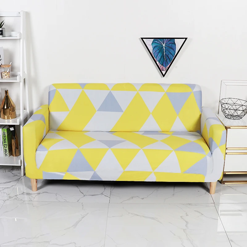 Все включено Чехол Эластичный чехол на диван с цветочным рисунком секционный диван Cove 1/2/3/4 местный диванных чехлов для комплект для гостиной - Цвет: Color 14