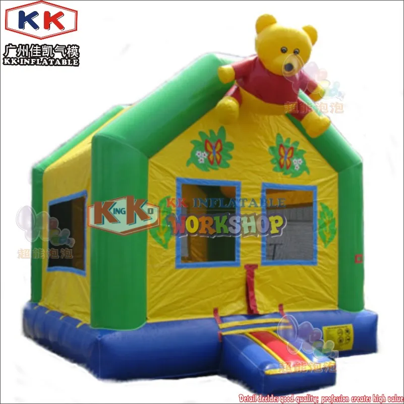 Kk Factory Cheap Inflatable Bounce House Moonwalk Party Rentals Bear