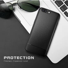 

For OnePlus 5 case Ultra Slim Carbon Fiber Pattern Silicone Phonoe shell For OnePlus5 Cover silicone TPU soft cover one plus 1+5