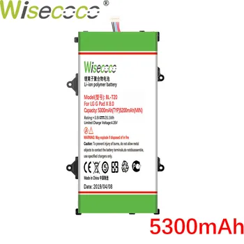 

Wisecoco BL-T20 5300mAh New Battery For LG G Pad X 8.0 V521 BLT20 High Quality