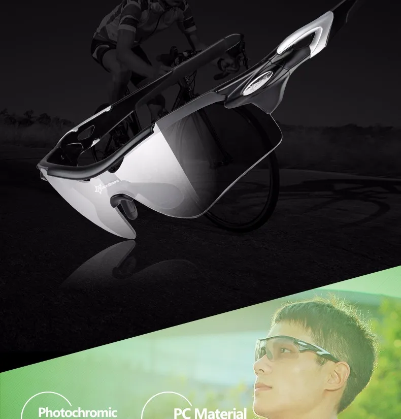 ROCKBROS фотохромные солнцезащитные очки Mtb поляризационные велосипедные очки UV400 очки для горного велосипеда очки для рыбалки и пешего туризма велосипедные спортивные очки