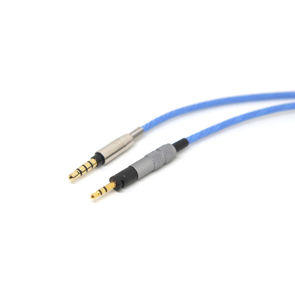 Replacement Cable for Sennheise Momentum 1 0 2 0 Headphones 3 5mm to 2 5mm Stereo Bass Headset Audio Cables with mic