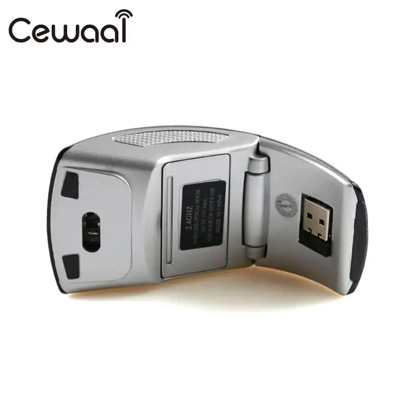 Cewaal беспроводная мышь компьютерная складной настольный usb приемник 2 4 ГГц