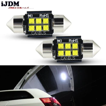 

iJDM Car canbus 31mm LED Festoon DE3175 DE3021 DE3022 6000K White Dome Interior Reading Light Map Lamp License Plate Bulb 12V