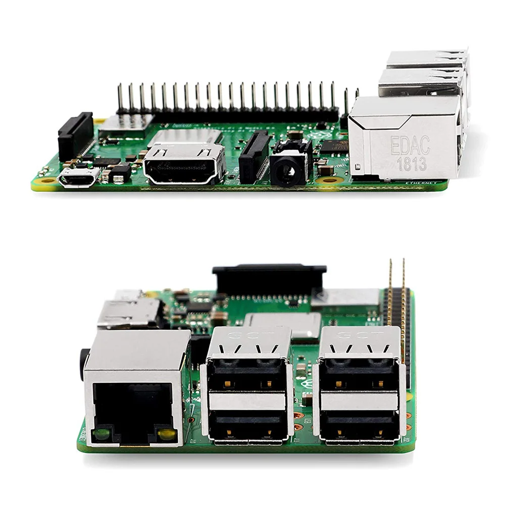 Оригинальная фотография 10000 + 3B Plus Raspberry Pi Model 3 B с WiFi и Bluetooth охлаждающий вентилятор