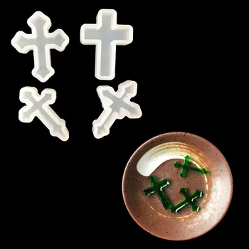 

Handmade big cross charms pendant Epoxy Silicone Mold Resin Silicone Mould craft tool DIY epoxy resin molds
